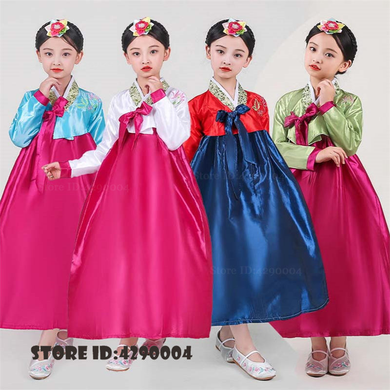 Traditional Korean Lifestyle - Geleneksel Çocuk Hanbok Elbisesi, Kore Kostümü,